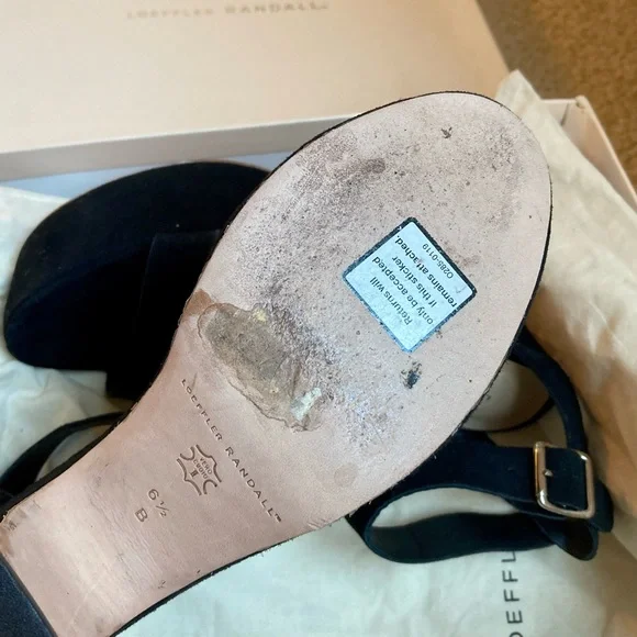 Loeffler Randall suede platform sandal - Picture 5 of 5